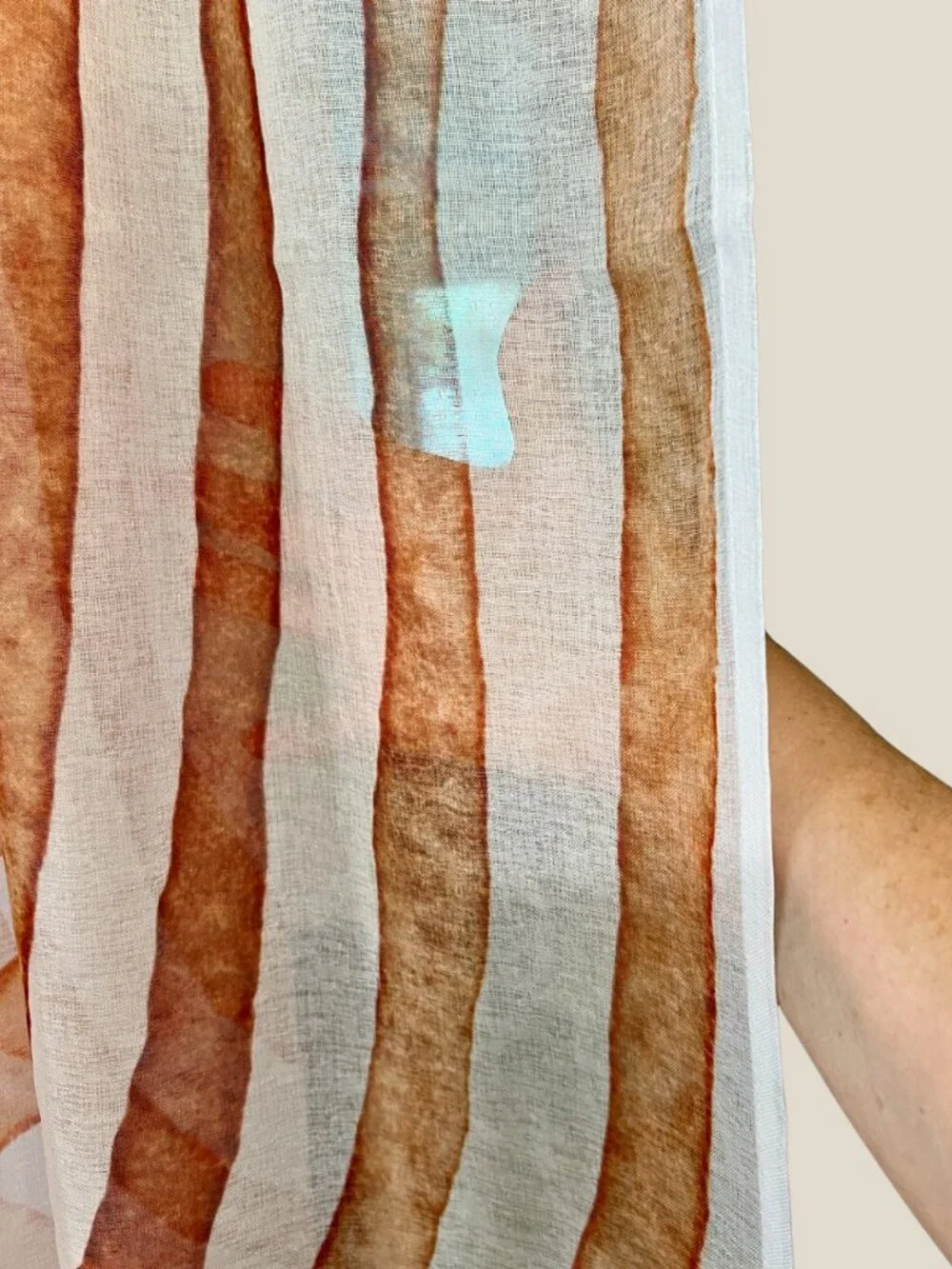 Society6 Sheer Curtains Pair 50x84 Terracotta